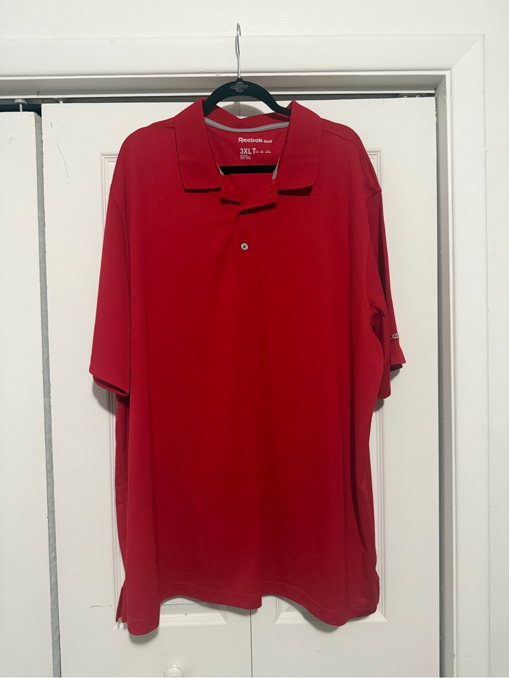 Reebok Men’s Red Golf Polo Shirt